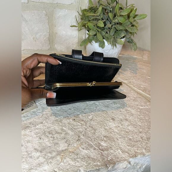 Mc Duff Goldmine clutch wallet Vintage Black NWT - Picture 3 of 6